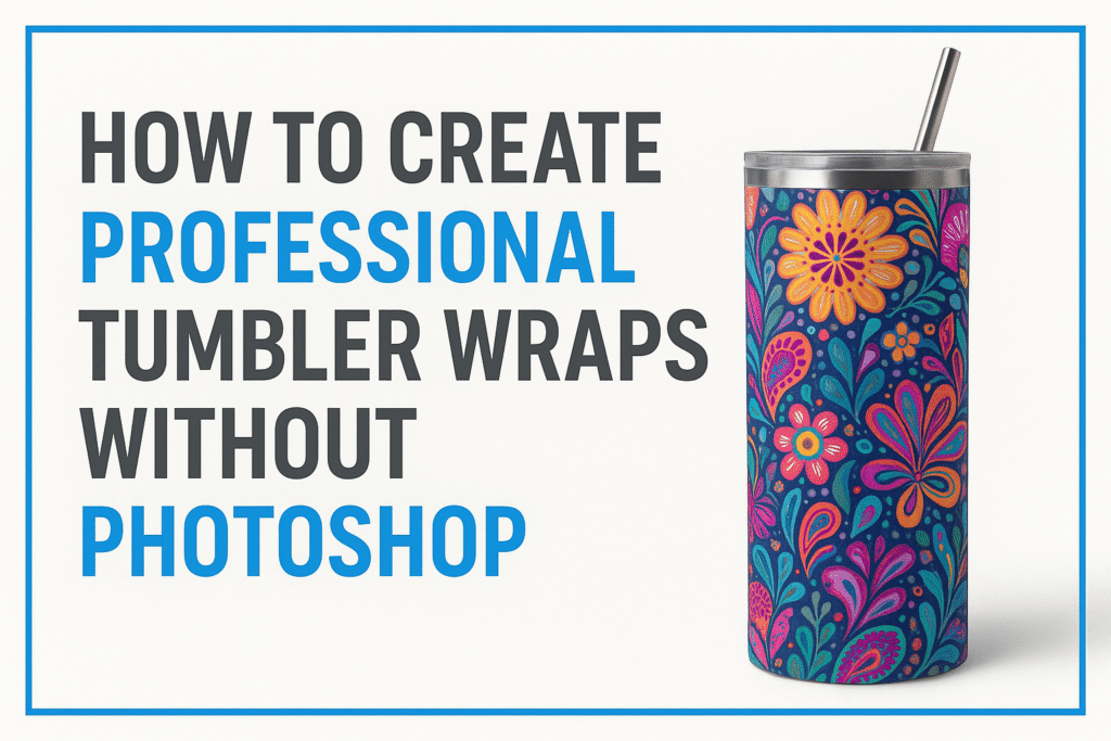 How to Create Professional Tumbler Wraps Without Photoshop