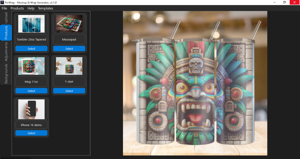 offline desktop mockup generator