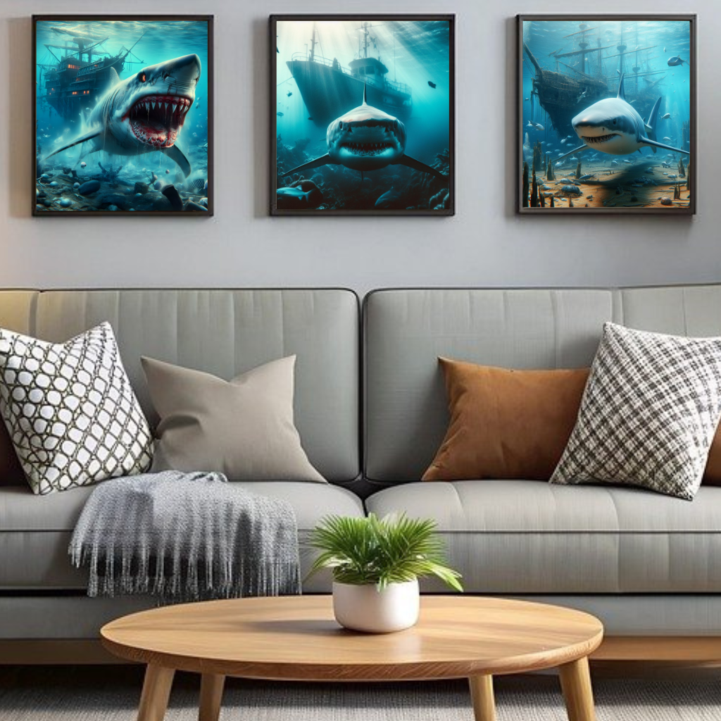 modern wall art graphic design