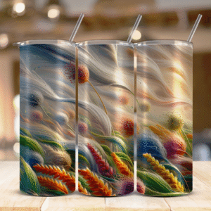 tumbler mockup abstract