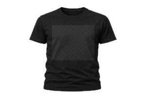 t-shirt black template